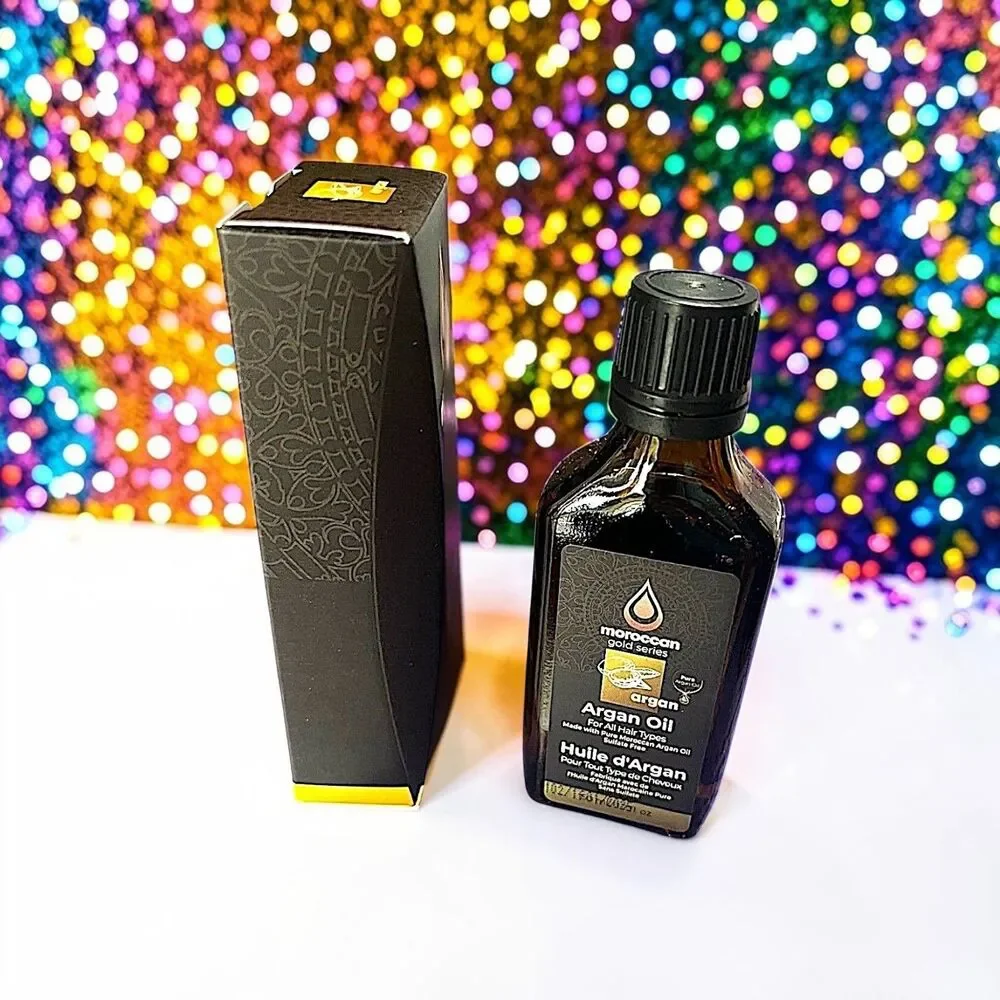 Moroccan Gold Series Argan Oil Brand New In Box 1.7 fl oz
